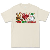 Bone peace love snowman Premium Tee - NancyCooperArtShop