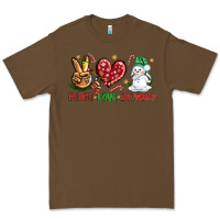 Cacao peace love snowman Premium Tee - NancyCooperArtShop