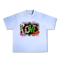Grape Ice love frame digital valentines day Urban Heavy Tee - Bettercallsaul