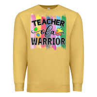 Antique Gold Teacher of a warrior Premium Sweatshirt - CowhideDigitalArt