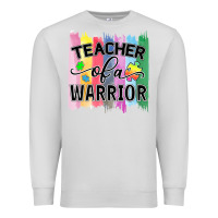 Dove Grey Teacher of a warrior Premium Sweatshirt - CowhideDigitalArt