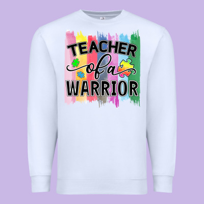 Teacher Of A Warrior Premium Sweatshirt Designed By Cowhidedigitalart