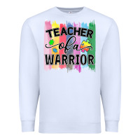 White Teacher of a warrior Premium Sweatshirt - CowhideDigitalArt