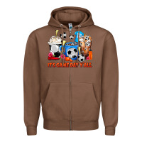 Chestnut It's Game Day Y'all Soccer Coffee Cups Zipper Hoodie - FaDigitalArtStudio