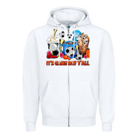 White It's Game Day Y'all Soccer Coffee Cups Zipper Hoodie - FaDigitalArtStudio