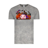 Cloud Rock Halloween Baby Pig Vintage Tee - RanaPortraitStore