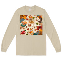 Mushroom Hello Fall Long Sleeve Tee - texasbilliewilder