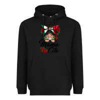Black mexican mamacita messy bun Heavyweight Hoodie - BundleAndBundleShop