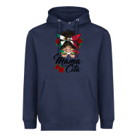 Navy mexican mamacita messy bun Heavyweight Hoodie - BundleAndBundleShop