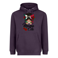Plum mexican mamacita messy bun Heavyweight Hoodie - BundleAndBundleShop