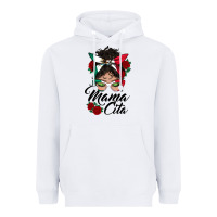 White mexican mamacita messy bun Heavyweight Hoodie - BundleAndBundleShop