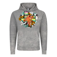 Western Texas Flag Cow Portrarit Vintage Hoodie | Teevron