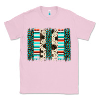 Bubblegum Pink leopard cowhide brush stroke Classic Tee - Artiststas