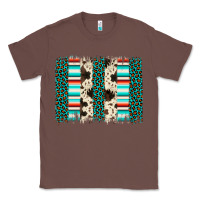 Chestnut leopard cowhide brush stroke Classic Tee - Artiststas