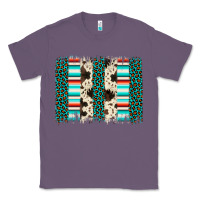 Lavender leopard cowhide brush stroke Classic Tee - Artiststas