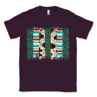 Plum leopard cowhide brush stroke Classic Tee - Artiststas
