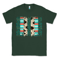 Sports Green leopard cowhide brush stroke Classic Tee - Artiststas