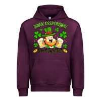 Mauve Wine drink responsibly dont spill it Urban Hoodie - Artiststas