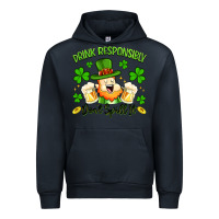 Navy drink responsibly dont spill it Urban Hoodie - Artiststas