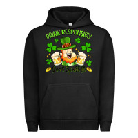 Pigment Black drink responsibly dont spill it Urban Hoodie - Artiststas
