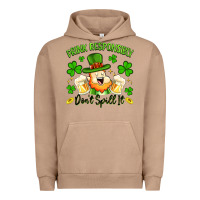 Pigment Burro drink responsibly dont spill it Urban Hoodie - Artiststas