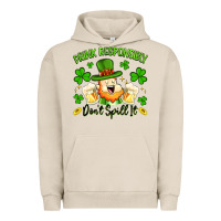 Pigment French Oak drink responsibly dont spill it Urban Hoodie - Artiststas