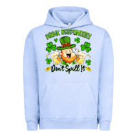 Pigment Grape Ice drink responsibly dont spill it Urban Hoodie - Artiststas