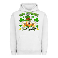Pigment Lunar Rock drink responsibly dont spill it Urban Hoodie - Artiststas