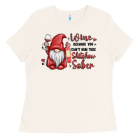 Wine Because You Cant Run This Shitshow Sober Ladies Tee | Teevron
