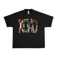 Black Xoxo Leopard Heart Urban Heavy Tee - Bettercallsaul