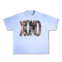 Grape Ice Xoxo Leopard Heart Urban Heavy Tee - Bettercallsaul