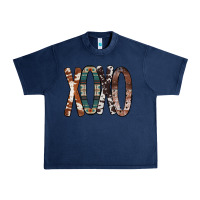 Navy Xoxo Leopard Heart Urban Heavy Tee - Bettercallsaul