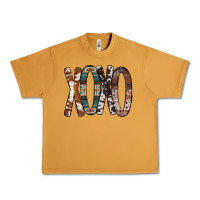 Peanut Butter Xoxo Leopard Heart Urban Heavy Tee - Bettercallsaul