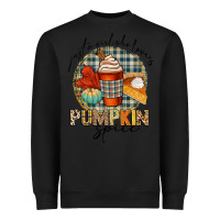 Black just a girl who loves pumpkin spice Heavyweight Sweatshirt - CowGirlArtShop