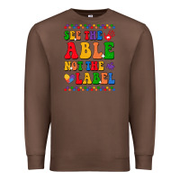 Chestnut see the able not the label Premium Sweatshirt - CowhideDigitalArt