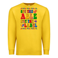 Lemon see the able not the label Premium Sweatshirt - CowhideDigitalArt