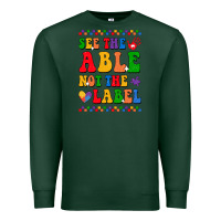 Sports Green see the able not the label Premium Sweatshirt - CowhideDigitalArt