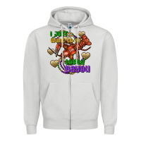 Dove Grey Crawfish i just want to be loved bayou Zipper Hoodie - FaDigitalArtStudio