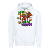 White Crawfish i just want to be loved bayou Zipper Hoodie - FaDigitalArtStudio
