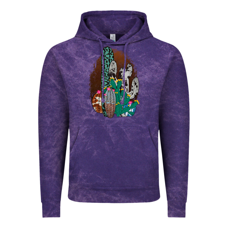 Western Cowhide Cactus Vintage Hoodie by Bettercallsaul | Teevron