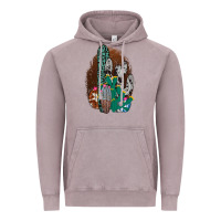 Vintage Zinc Western Cowhide Cactus Vintage Hoodie - Bettercallsaul