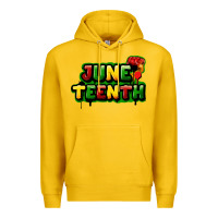 Lemon Juneteenth Premium Hoodie - FaDigitalArtStudio