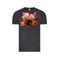 Vintage Black halloween pigs Vintage Tee - RanaPortraitStore