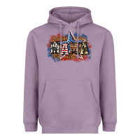 Lavender patriotic mama Heavyweight Hoodie - BundleAndBundleShop