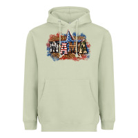 Matcha patriotic mama Heavyweight Hoodie - BundleAndBundleShop