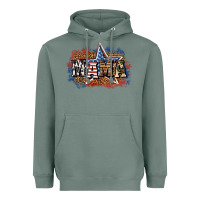 Sage patriotic mama Heavyweight Hoodie - BundleAndBundleShop