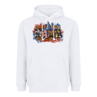 White patriotic mama Heavyweight Hoodie - BundleAndBundleShop