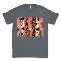 Charcoal Heather cactus leopard cowhide brush stroke Classic Tee - Artiststas