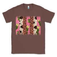 Chestnut cactus leopard cowhide brush stroke Classic Tee - Artiststas