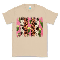 Mushroom cactus leopard cowhide brush stroke Classic Tee - Artiststas